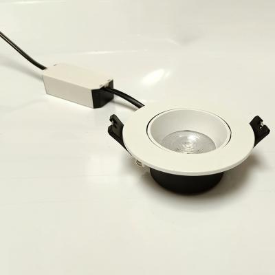 China Residential Hot Selling Flicker Free COB 7W Spot Adjustable Recessed Light for sale