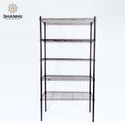 China Corrosion Protection Hot Selling Heavy Duty Folding Stainless Steel Metal Warehouse Shelf Storage Bin Shelving Rack for sale