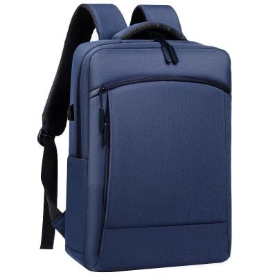 China With Hot Selling USB Travel Waterproof Business Laptop Backpack Blue Laptop Backpacks For Office for sale