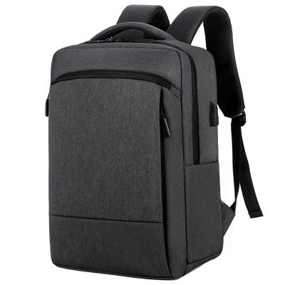 China With Hot Selling Black USB Waterproof Shockproof Notebook Backpack Anti-theft Notebook Backpack For Office Travel for sale