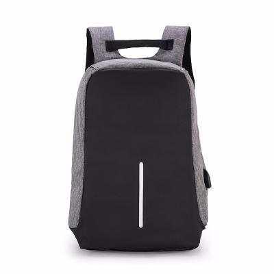 China Wholesale With USB Style The New 17 Inch School Nylon Backpack USB Charger For Storage Items for sale