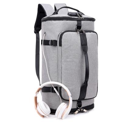 China With USB Fitness Yoga Outdoor Student Backpack Bag Laptop Bag Multifunctional Heavy Duty Backpack Fashion Wholesale for sale