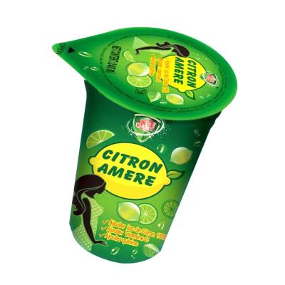 China Good moisture proof hot sale products yogurt aluminum foil printed lidding film for sale