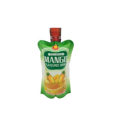 China Special Plastic Liquid Pouch Bag Children's Moisture Proof Pouch Bottle Shape Juice Disposable Packaging Pouch for sale