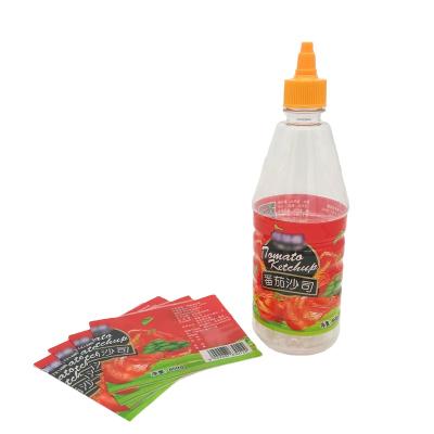 China Waterproof Shrink PVC Adhesive Sleeve Labels For Plastic Beverage Bottle for sale