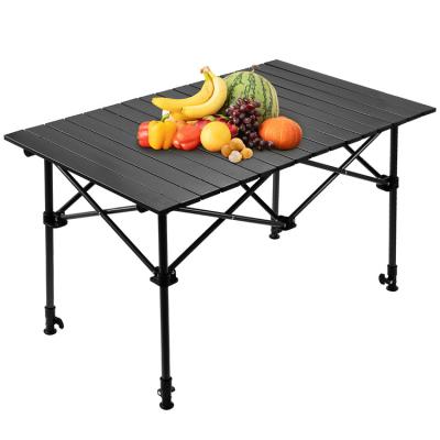 China High Quality Camping Table Adjustable Height Aluminum Alloy Portable Ultralight Outdoor Folding Table for sale