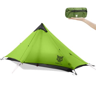 China Extended Type New Quick Open Shade Shelter Tent Rainproof Portable Ultra Light Portable Foldable Hiking Tent for sale