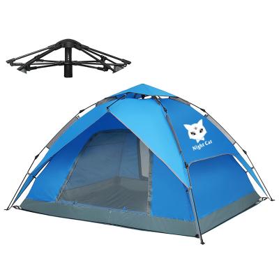 China High quality outdoor safari tents quick-opening quick-opening sunscreen tent extended type rainproof camper windproof for sale