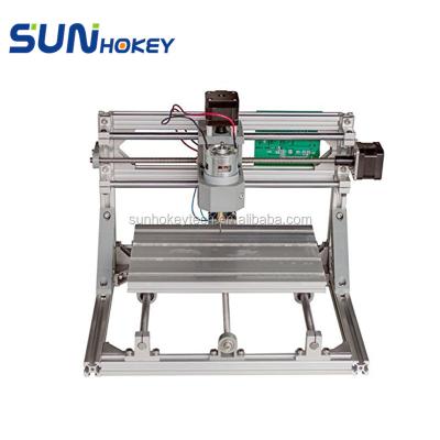 China Plastic CNC2418 with ER11 DIY Mini CNC Engraving Machine, Laser Engraving PCB Wood PVC Milling Machine Router CNC 2418 for sale