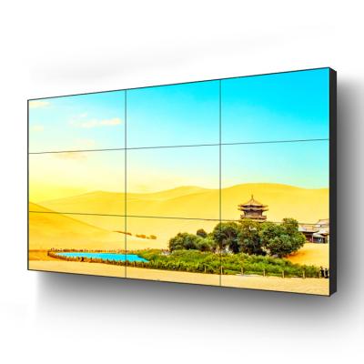 China Indoor HD 43 50 55 65 Inch 8mm LCD Video Wall Display for sale