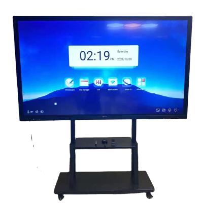 China 110 Inch Smart Interactive Whiteboard LCD Display Touch Screen White Panel Flat Panel Conference for sale