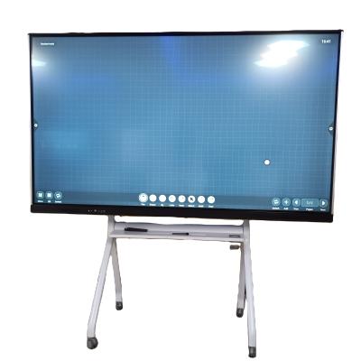 China Portable Conference 65inches 4K HD LCD Touch Screen Interactive Whiteboard For School for sale