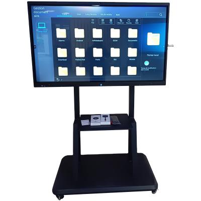 China Conference 55inches 4K HD LCD Smart Touch Screen Electronic Whiteboard for sale