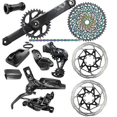 China NEW SRAMs GENUINE original XX1 Eagle AXS Groupset (1 speed X12) (34T) (DUB Boosts) (170mm) (electronic radio) NEW for sale