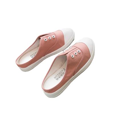 China 2022 fashion trend Mingbao classic hand-painted low-top canvas shoes ladies Korean version of the wild white casual shoes for sale