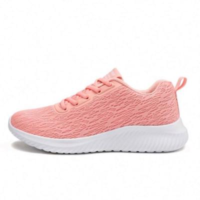 China Wholesale price knitting fabric 2021 popular color popular comfortable flexible sports running shoes for sale