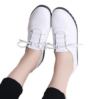 China Women's flat shoes with women loafers for ladies flat shoes boat shoes Autumn Pu Light Weight anti-slip wholesale for sale