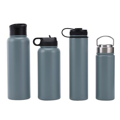 China PORTABLE Wholesale Customized Vacuum Insulated Sport Water Bottle With Cup Custom Reusable Balloons Drink Lid Custom Logo for sale