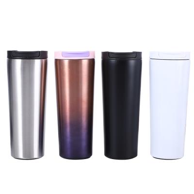 China Wholesale PORTABLE Travel 17OZ Vacuum Insulated Stainless Steel Tumbler With Flip Top Lids Sport Water Bottle Mug Cup for sale