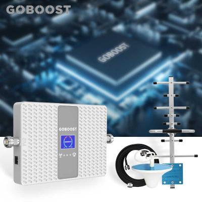 China Goboost Mobile Booster 700 70dB 2G 3G 4G DCS 1800 MHz 700 Home Mobile Booster 700 183*100*18 (mm) B3 B28 Signal for sale