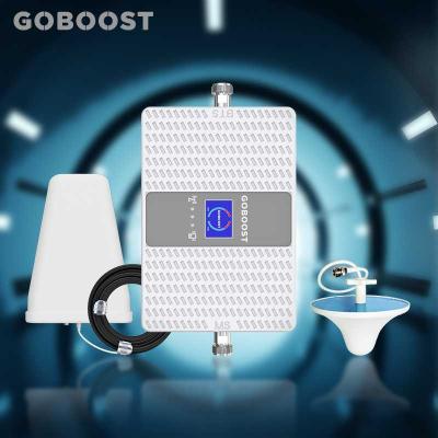 China Goboost 700 dual band mobile phone network DCS signal boosters lte 1800mhz 700mhz 2g 3g 4g for home office 183*100*18(mm) for sale