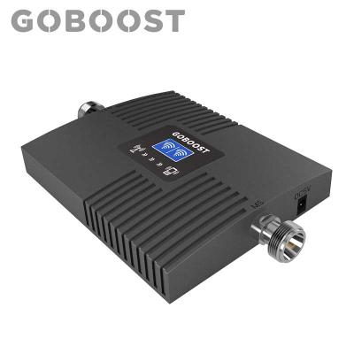 China Goboost 850 1700 2100 Mhz Mobile Phone Repeater 3g 4g Signal Amplifier B4 B5 Mobile Phone Signal Booster 108*85*18.3(mm) for sale