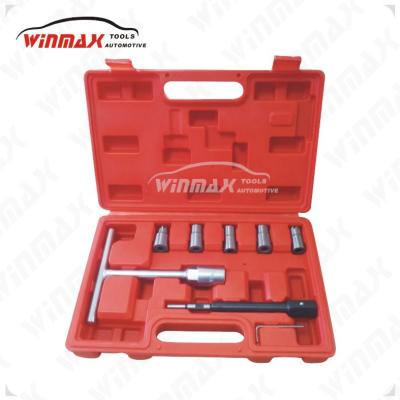 China Bike Repairing Auto Repair Tool/Vehicle Tool Kit Winmax 7pcs Diesel Injector Seat Cutter Set for sale