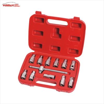 China Essential Automotive Auto Repair and Hex Oil Winmax Car Tool Kit Quadrangle Drainer for Vehicle Repair for sale