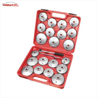 China Auto Lubrication System Tool Kits Winmax 23pcs Cup Type Oil Filter Wrench Set for sale