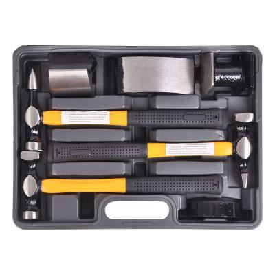 China Auto Sheet Metal Grinding Before Finishing Winmax Body Repair Tools 7pcs Kit Auto Combo Tool Kit For Hammering Auto Sheet Metal Before Finishing for sale