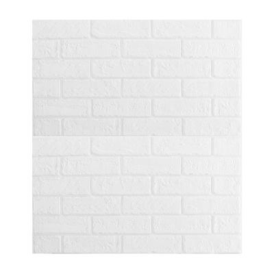 China Modern Interior Home Decoration Wallpaper 3D PE Foam Brick Wall Waterproof Self Adhesive Sticker for sale