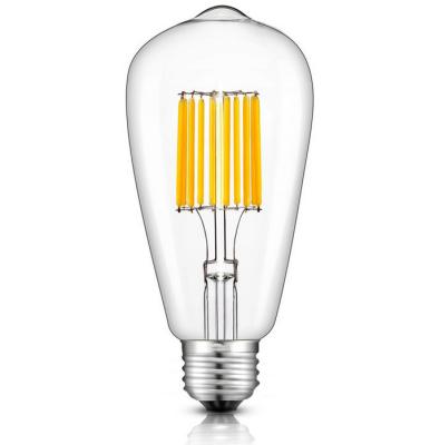 China Residential 2w 4w 6w 8w vintage edison led filament light bulb ST64 A60 led filament lamp for sale