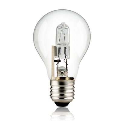 China e27 halogen bulb A60 E27 B22 28W 42w halogen bulb A60 glass clear energy saving halogen bulb for sale