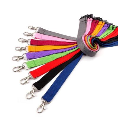 China Durable Promotional Custom Printed Polyester Neck Lanyard With Free Logo Sample for sale