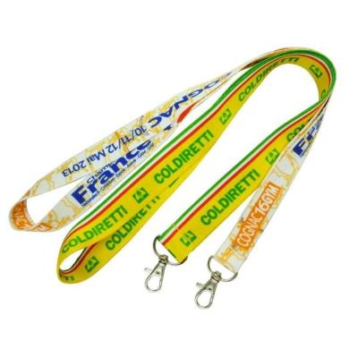 China Custom ID Card Holders Sublimation Lanyard Supply Color Lanyard With Bundle Custom Logo for sale