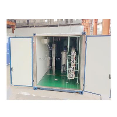 China Integrated Type RO, Containerized RO Water Treatment Equipment, Portable Container Water Desalination Electronic Industry Container System for sale