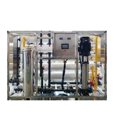 China Hotels Industry 10m3/Hour Industrial Pure Water Treatment RO Machine Reverse Osmosis Water Purification Systems for sale