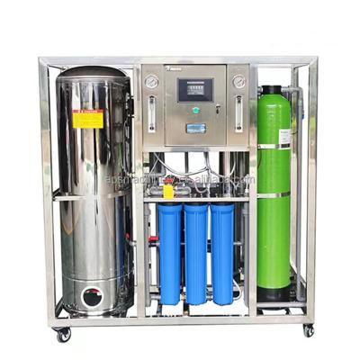 China 2m3/hour hotels water purification pure water treatment machines water reverse osmosis system for brackish water desalination for sale