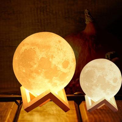 China Modern Creative Acrylic 3D Table Lamp Night Light Usb Baby Bedroom Christmas Birthday Customized Logo Souvenir for sale