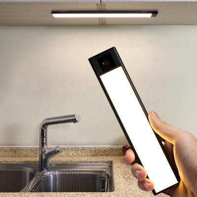 China Modern Smart Luminous Cool White Magnetic Linear IR Door Hand Touch Wireless Induction Led Cabinet Light for sale