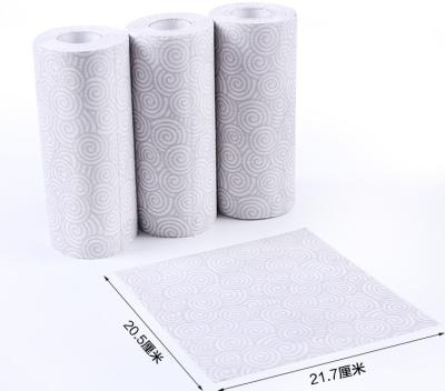 China BSCI ISO9001 Wood Pulp Tissue Wood Pulp Viable Nonwoven Spunlace Nonwoven Wood Fiber Cleaning Cloth for sale