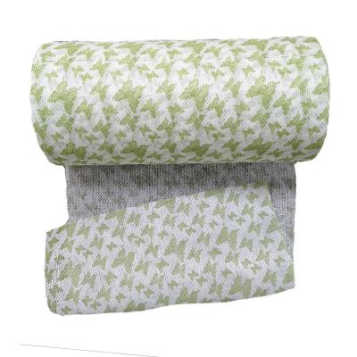 China BSCI ISO9001 Stabilized Supplies Household Sustainable Cleaning Cloth Industry Cheap Polyester Cloth Rolls for sale