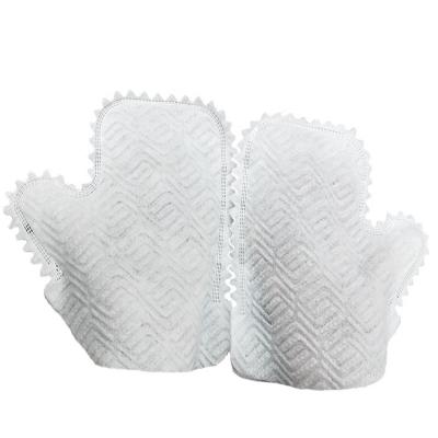 China China Factory Direct Eco-friendly Supply Hand Moist Wipes Dusting Disposable Fingerless Nonwoven Glove for sale