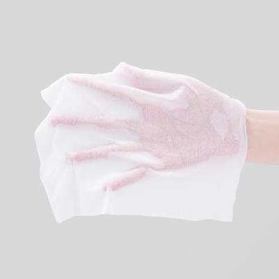 China 100% Flushable Baby Wet Wipes Reusable Biodegradable Nonwoven Cleaning Cloths for sale