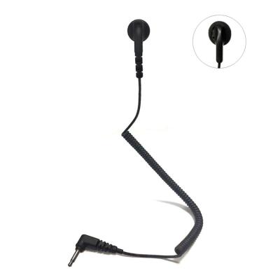 China In-Ear 3.5mm Police Listen Only Ear Hanger Headset Bud Listen Receive Only Earphone Earphone Walkie Talkie Radio for sale