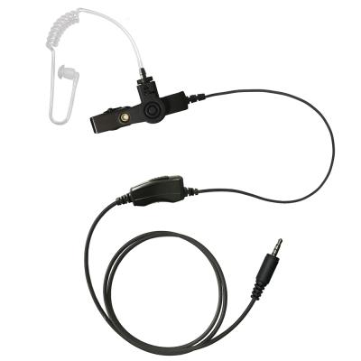 China In-Ear Acoustic Walkie Talkie EarpiecePTT Air Tube Earpiece For Kenwood PKT-23 Portable Radio Headset for sale