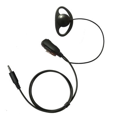 China Best Ear Hook Quality Wired Safety Headset D Shape Earphone PTTs For Kenwood PKT-23 Earphone for sale