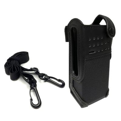 China Two Way Leather Carry Case Holster Belt Clip Two Way Radio Ballistic Cloth Radio Case For DP4401E XPR7350 for sale