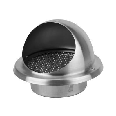 China Contemporary HVAC Ventilation Stainless Steel Mushroom Vent Round Shape With Bird Mesh for sale