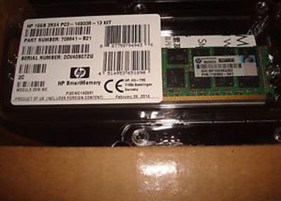 China A memória 708641-B21 16GB do servidor de HP (1x16GB) Dual x4 florescente PC3-14900R 1 DDR3 1866 (PC3 14900) à venda